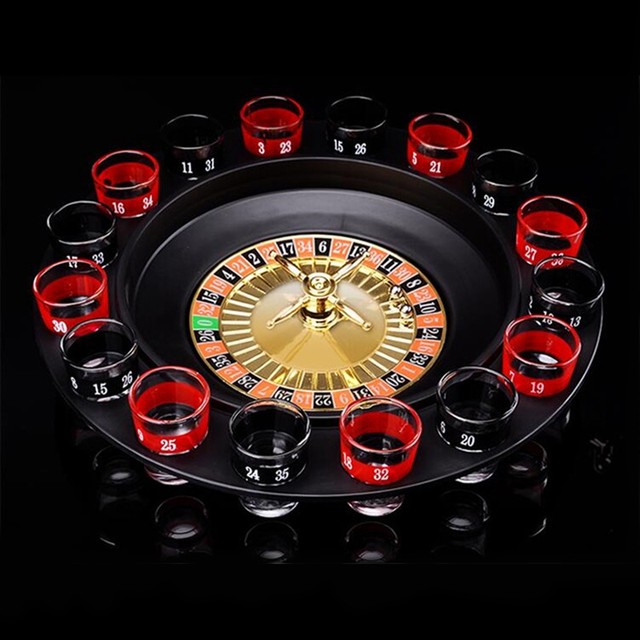 16-Hole Russian Roulette Wheel Spinning Wine Glass Game KTV Roulette Game  Wine Glass Spinning Wheel - AliExpress